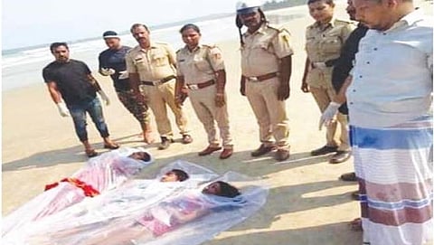 ಹೊನ್ನಾವರ: ಮಂಕಿ ಸಮುದ್ರ ತೀರದಲ್ಲಿ ಮಹಿಳೆ ಸೇರಿ ಮೂವರ ಶವ ಪತ್ತೆ