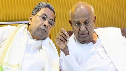 ಸಿದ್ದರಾಮಯ್ಯ ಮತ್ತು ಎಚ್.ಡಿ ದೇವೇಗೌಡ
