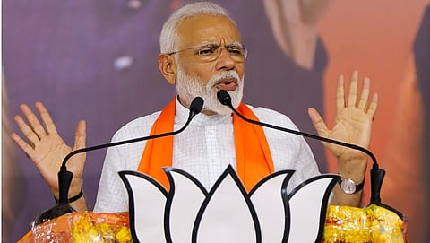 ಅಹಮದಾಬಾದ್ ನಲ್ಲಿ ಬಿಜೆಪಿ ಕಚೇರಿಯಲ್ಲಿ ಮಾತನಾಡಿದ ನಿಯೋಜಿತ ಪ್ರಧಾನಿ ನರೇಂದ್ರ ಮೋದಿ