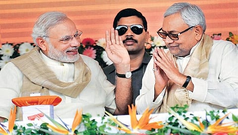 ನರೇಂದ್ರ ಮೋದಿ-ನಿತಿಶ್ ಕುಮಾರ್