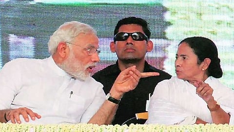 ನರೇಂದ್ರ ಮೋದಿ-ಮಮತಾ ಬ್ಯಾನರ್ಜಿ