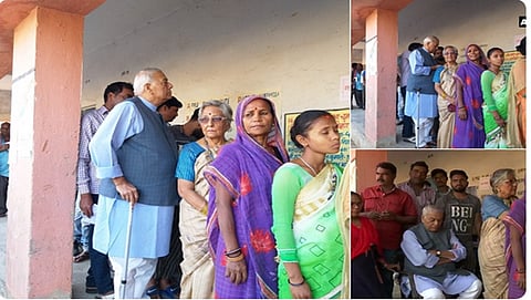 ಮತಗಟ್ಟೆಯಲ್ಲಿ ಯಶವಂತ್ ಸಿನ್ಹಾ