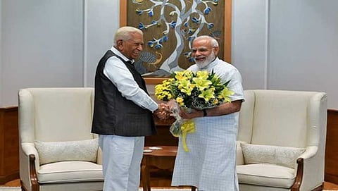 ಪಿಎಂ ನರೇಂದ್ರ ಮೋದಿ ಭೇಟಿ ಮಾಡಿದ ರಾಜ್ಯಪಾಲ ವಜುಭಾಯಿ ವಾಲಾ