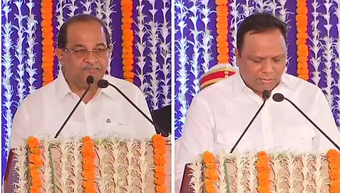 ಪ್ರಮಾಣ ವಚನ ಸ್ವೀಕರಿಸಿದ ನೂತನ ಸಚಿವರು