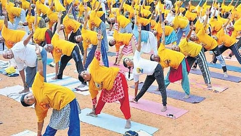 ಮೈಸೂರಿನಲ್ಲಿ ತರಬೇತಿ ಶಿಬಿರದಲ್ಲಿ ಭಾಗವಹಿಸಿರುವ ಜನರು
