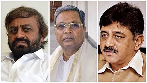 ಈಶ್ವರ ಖಂಡ್ರೆ, ಸಿದ್ದರಾಮಯ್ಯ ಮತ್ತು ಡಿ,ಕೆ ಶಿವಕುಮಾರ್