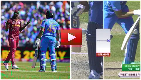 India vs West Indies: ರೋಹಿತ್ ಔಟ್- 3rd ಅಂಪೈರ್ ತೀರ್ಪಿಗೆ ಮಾಜಿ ಕ್ರಿಕೆಟಿಗರು, ನೆಟ್ಟಿಗರಿಂದ ತರಾಟೆ:ವಿಡಿಯೋ ವೈರಲ್