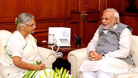 ಶೀಲಾ ದೀಕ್ಷಿತ್ - ನರೇಂದ್ರ ಮೋದಿ