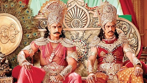 ಕುರುಕ್ಷೇತ್ರ ಚಿತ್ರದ ದೃಶ್ಯ