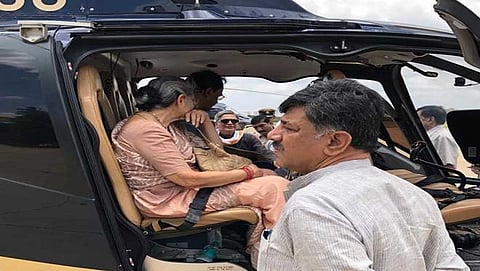 ಚಿಕ್ಕಮಗಳೂರಿಗೆ ತೆರಳಿದ ಎಸ್.ಎಂ ಕೃಷ್ಣ ದಂಪತಿ