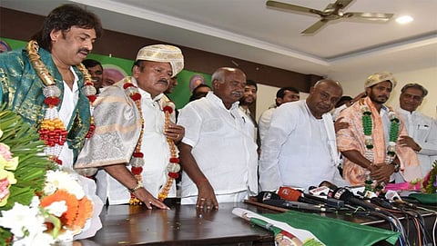 ಜೆಡಿಎಸ್ ಯುವ ಘಟಕಕ್ಕೆ ನಿಖಿಲ್ ಸಾರಥಿ: ರಾಜ್ಯಾಧ್ಯಕ್ಷರಾಗಿ ಎಚ್.ಕೆ ಕುಮಾರಸ್ವಾಮಿ ನೇಮಕ