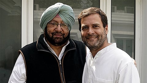 ಕ್ಯಾಪ್ಟನ್ ಅಮರೀಂದರ್ ಸಿಂಗ್, ರಾಹುಲ್ ಗಾಂಧಿ