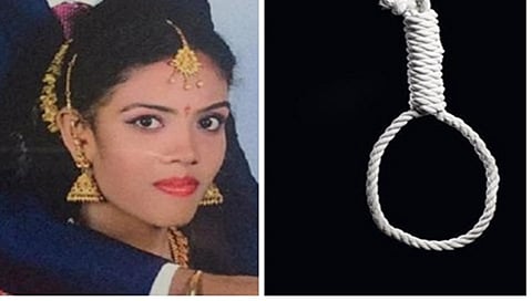 ಬೆಂಗಳೂರು: ತಿಂಗಳ ಹಿಂದೆ ಮದುವೆಯಾಗಿದ್ದ ನವ ವಿವಾಹಿತೆ ನೇಣಿಗೆ ಶರಣು