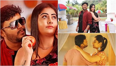ಗಣೇಶ್ ಮತ್ತು ರೋನಿಕಾ ಸಿಂಗ್ ಅಭಿನಯದ ಗಿಮಿಕ್ ಚಿತ್ರದ ಸ್ಟಿಲ್ಸ್ ಗಳು.