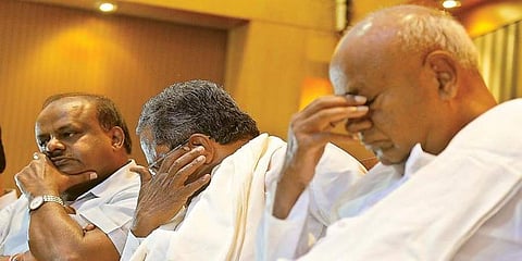 ಕುಮಾರಸ್ವಾಮಿ, ಸಿದ್ದರಾಮಯ್ಯ ಮತ್ತು ದೇವೇಗೌಡ