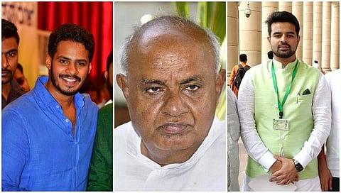 ಮೊಮ್ಮಕ್ಕಳೊಂದಿಗೆ ದೇವೇಗೌಡ ಪಕ್ಷ ಸಂಘಟನೆ