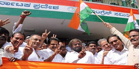 ಅನರ್ಹ ಶಾಸಕರ ಕ್ಷೇತ್ರ ಗೆಲ್ಲಲು ಕಾಂಗ್ರೆಸ್ ರಣತಂತ್ರ, 6 ಕ್ಷೇತ್ರಗಳ ಪ್ರಮುಖ ಮುಖಂಡರ ಸರಣಿ ಸಭೆ