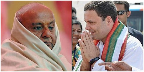 ಉಪ ಚುನಾವಣೆ: ಕಾಂಗ್ರೆಸ್ ಜತೆ ಮೈತ್ರಿಗೆ ಗೌಡರ ಒಲವು