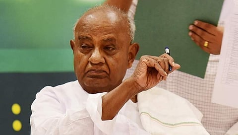 ಜೆಡಿಎಸ್ ರಾಷ್ಟ್ರಾಧ್ಯಕ್ಷ ಹೆಚ್.ಡಿ.ದೇವೇಗೌಡ
