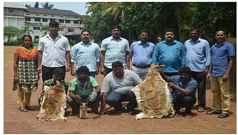 ಮಂಗಳೂರು: ಕೃಷ್ಣಮೃಗ ಚರ್ಮ ಮಾರಾಟ ಜಾಲ ಪತ್ತೆ, ನಾಲ್ವರ ಬಂಧನ