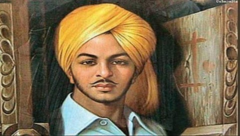 ಭಗತ್ ಸಿಂಗ್ ಜನಿಸಿದ್ದು ಇಂದಿನ ಪಾಕಿಸ್ತಾನದ ಪಂಜಾಬ್ ಪ್ರಾಂತ್ಯದ ಲ್ಯಲ್ಲ್ ಪುರ್ ನಲ್ಲಿ 1907ರ ಸೆಪ್ಟೆಂಬರ್ 28ರಂದು. ಮಾರ್ಕ್ಸ್ ವಾದಿ ಸಮಾಜವಾದಿ ಕ್ರಾಂತಿಕಾರಿಯಾಗಿ ಸಣ್ಣ ವಯಸ್ಸಿನಲ್ಲಿಯೇ ಜನಪ್ರಿಯರಾಗಿದ್ದ ಭಗತ್ ಸಿಂಗ್ 23ನೇ ವಯಸ್ಸಿನಲ್ಲಿಯೇ ಭಾರತ ಸ್ವಾತಂತ್ರ್ಯ ಸಂಗ್ರಾಮಕ್ಕಾಗಿ ತಮ್ಮ ಜೀವವನ್ನೇ ಬಲಿದಾನ ಮ