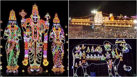 ಬ್ರಹ್ಮೋತ್ಸವ ಹಿನ್ನೆಲೆಯಲ್ಲಿ ತಿರುಮಲದಲ್ಲಿ ವಿದ್ಯುತ್ ದೀಪಗಳನ್ನು ಅಳವಡಿಸಲಾಗಿದ್ದು ಏಳು ಬೆಟ್ಟದ ಒಡೆಯ ಶ್ರೀವೆಂಕಟೇಶ್ವರ ಸ್ವಾಮಿಯ ಸನ್ನಿದಿ, ದೇವಸ್ತಾನ ಮತ್ತು ರಸ್ತೆಗಳು ಜಗಮಗಿಸುತ್ತಿವೆ.