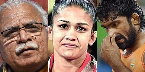 ಮನೋಹರ್ ಲಾಲ್ ಖಟ್ಟರ್ - ಬಬಿತಾ - ಯೋಗೇಶ್ವರ್