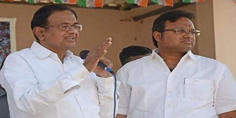 ಚಿದಂಬರಂ ಮತ್ತು ಕಾರ್ತಿ