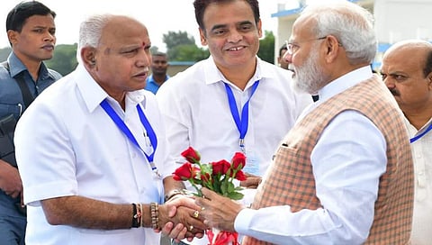 ಬೆಂಗಳೂರಿನಲ್ಲಿ ಪ್ರಧಾನಿ ಮೋದಿ ಭೇಟಿಯಾದ ಸಿಎಂ ಯಡಿಯೂರಪ್ಪ