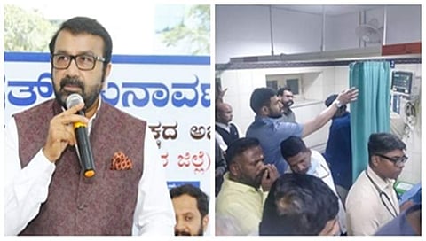 ಬೆಂಗಳೂರು: ಅನುಮಾನಾಸ್ಪದ ಸ್ಫೋಟ: ಶಾಸಕ ಹ್ಯಾರಿಸ್ ಸೇರಿ ನಾಲ್ವರಿಗೆ ಗಾಯ