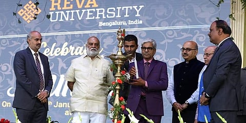 ರೇವಾ ವಿವಿ ಕುಲಾಧಿಪತಿ ಡಾ. ಪಿ.ಶ್ಯಾಮರಾಜು ಕಾರ್ಯಕ್ರಮ ಉದ್ಘಾಟಿಸಿದರು