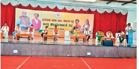 ಬಿಜೆಪಿ ಅಭ್ಯರ್ಥಿ ತುಮಕೂರಿನಲ್ಲಿ ಪ್ರಚಾರ