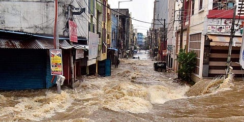 ಹೈದರಾಬಾದ್ ನಲ್ಲಿ ಮಳೆ