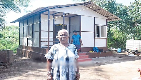 ಮರುಬಳಕೆಯ ಪ್ಲಾಸ್ಟಿಕ್ ಬಳಸಿ ತಯಾರಾದ ಮನೆ