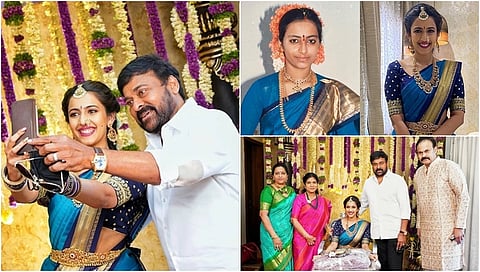 ಟಾಲಿವುಡ್ ಮೆಗಾಸ್ಟಾರ್ ಚಿರಂಜೀವಿ ಸಹೋದರ ನಾಗಬಾಬು ಪುತ್ರಿಯ ಮದುವೆ ಸಂಭ್ರಮ ಶುರುವಾಗಿದೆ. ಮದುವೆ ಪೂರ್ವ ಶಾಸ್ತ್ರಕ್ಕೆ ನಟಿ ನಿಹಾರಿಕಾ ಕೊನಿಡೆಲ ಅವರು 32 ವರ್ಷಗಳ ಹಳೆಯ ಸೀರೆ ತೊಟ್ಟು ಮಿಂಚಿದ್ದಾರೆ.