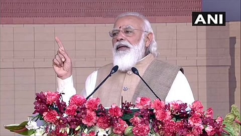 ನೂತನ ಸಂಸತ್ತು ಭವನ ನಿರ್ಮಾಣಕ್ಕೆ ಶಂಕುಸ್ಥಾಪನೆ ನೆರವೇರಿಸಿ ಮಾತನಾಡಿದ ಪ್ರಧಾನ ಮಂತ್ರಿ ನರೇಂದ್ರ ಮೋದಿ