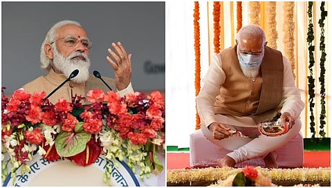 ನೂತನ ಸಂಸತ್ತು ಭವನ ನಿರ್ಮಾಣಕ್ಕೆ ಶಂಕುಸ್ಥಾಪನೆ ನೆರವೇರಿಸಿದ ಪ್ರಧಾನಿ ನರೇಂದ್ರ ಮೋದಿ