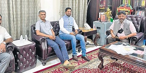 ಡಿಕೆಶಿ ಭೇಟಿ ಮಾಡಿದ ಶರತ್
