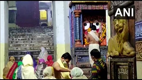 ಭಕ್ತರಿಗೆ ದರ್ಶನಕ್ಕೆ ಬಾಗಿಲು ತೆರೆದ ಪುರಿ ಜಗನ್ನಾಥ ದೇಗುಲ