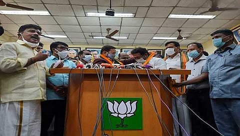 ಬಿಜೆಪಿ ಸೇರಿದ ಅರುಣಾಚಲಂ