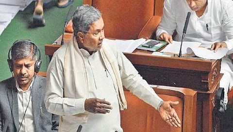 ವಿಧಾನಸಭೆಯಲ್ಲಿ  ಸಿದ್ದರಾಮಯ್ಯ
