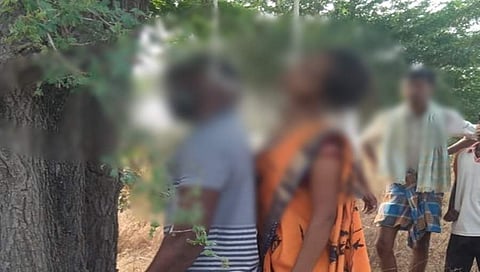 ಆತ್ಮಹತ್ಯೆಗೆ ಶರಣಾಗಿರುವ ಪ್ರೇಮಿಗಳು