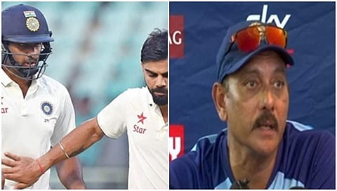 ಆರ್.ಅಶ್ವಿನ್, ರವಿಶಾಸ್ತ್ರಿ