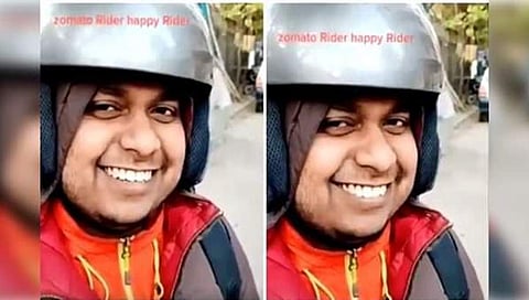 ಜೊಮ್ಯಾಟೋ ಸವಾರನ ಫೋಟೋ ಸಖತ್ ವೈರಲ್