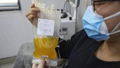 ಕೊರೋನಾದಿಂದ ಚೇತರಿಸಿಕೊಂಡ ರೋಗಿಯ  ಪ್ಲಾಸ್ಮಾ