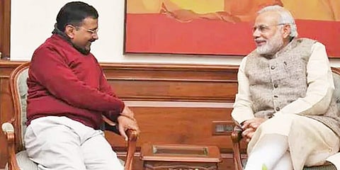ಪ್ರಧಾನಿ ಮೋದಿ ಭೇಟಿಯಾದ ಸಿಎಂ ಕೇಜ್ರಿವಾಲ್