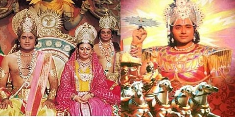 ರಾಮಾಯಣ, ಮಹಾಭಾರತ ಮರು ಪ್ರಸಾರ