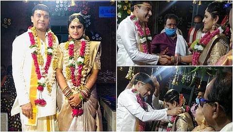 ತೆಲುಗಿನ ಬ್ಲಾಕ್ ಬಸ್ಟರ್ ಚಿತ್ರಗಳಾದ ದಿಲ್, ಆರ್ಯ, ಬೊಮ್ಮರಿಲ್ಲು, ಬೃಂದಾವನ, ಫಿದಾ, ದುವಡಾ ಜಗನ್ನಾಧಮ್ ಚಿತ್ರಗಳನ್ನು ನಿರ್ಮಿಸಿರುವ ಖ್ಯಾತ ನಿರ್ಮಾಪಕ 49 ವರ್ಷದ ದಿಲ್ ರಾಜು ಅವರು ಎರಡನೇ ಮದುವೆಯಾಗಿದ್ದಾರೆ.