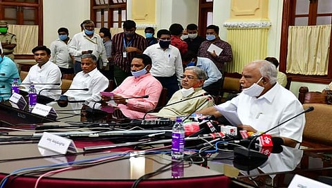 ಸುದ್ದಿಗೋಷ್ಠಿಯನ್ನುದ್ದೇಶಿಸಿ ಮಾತನಾಡಿದ ಸಿಎಂ ಯಡಿಯೂರಪ್ಪ