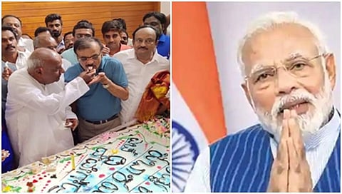 ಎಚ್. ಡಿ. ದೇವೇಗೌಡ ಹುಟ್ಟುಹಬ್ಬ, ಪ್ರಧಾನಿ ಮೋದಿ